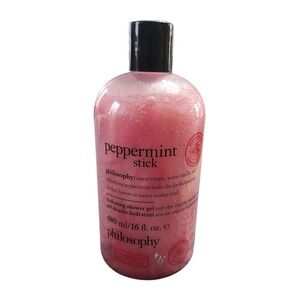 Philosophy Peppermint Stick 3-in-1 Shower Gel, Bubble Bath etc.16 oz New, Sealed